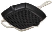 LE CREUSET Signature Gusseisen-Grillpfanne, Quadratisch, 26 cm, F&uuml;r alle...