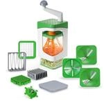 Genius Nicer Dicer Julietti Spiralschneider 13-tlg - Zoodle Maker + W&uuml;rfelschneider