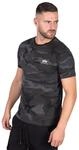 Alpha Industries Backprint T Camo T-Shirt f&uuml;r Herren Black Camo