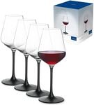 Villeroy & Boch - Manufacture Rock, Rotweinglas Set 4 teilig 380 ml, Weingl&auml;ser