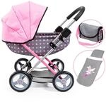 Bayer Design 12766AA Puppenwagen Cosy, zusammenklappbar, inklusive Tasche und