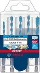 Bosch 5x EXPERT HEX-9 Multi Construction Bohrer-Set (f&uuml;r Beton, Weiche Fliesen, &Oslash;