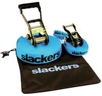 Schildkr&ouml;t Slackers USA Slackline Classic 15m, Set mit zus&auml;tzlicher Teaching Line,