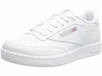 Reebok Club C Sneaker, Elfenbein (White/Sheer Grey-int), 35 EU