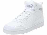 Puma Unisex Rebound Joy Sneaker, White White-Limestone, 41 EU