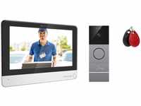Byron DIC-23312 WiFi Video Türgegensprechanlage mit 7" Touchscreen-Display,...