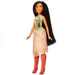 Disney Prinzessin Schimmerglanz Pocahontas Puppe, Modepuppe mit Rock und...