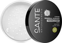 SANTE Naturkosmetik Loose Mineral Powder, transparentes loses Puder, fixiert