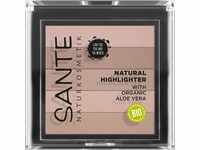 SANTE Naturkosmetik Natural Highlighter 01 Nude, Bronzer, mit...