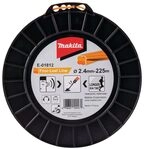 Makita E-01812 M&auml;hfaden Four-Leaf 2,4 mm x 225 m, Trimmerfaden, Nylon, orange,