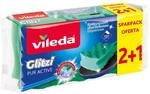 Vileda Glitzi PurActive Reinigungsschwamm, 2+1 Sparpack