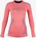 UYN Damen Evolutyon Uw Lg_sl. Shirt, Rosa (Coral/Anthracite/Aqua), XL EU