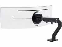 ERGOTRON HX Monitor Arm mit HD-Gelenk in Schwarz, Tischhalterung mit...