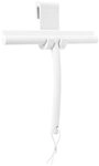 blomus Duschwischer -VIPO- Silikon | Wei&szlig; | H 25 cm x B 3 cm x T 24 cm