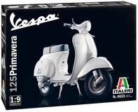 Italeri 510104633-1:9 Vespa 125 "Primavera, Modellbau, Bausatz, Standmodellbau,