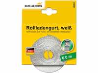 Schellenberg 46003 Rolladengurt 14 mm x 6,0 m System MINI, Rollladengurt,...