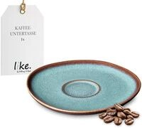 like. by Villeroy & Boch &ndash; Lave glac&eacute; Kaffeeuntertasse aus Steingut,