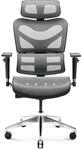 Diablo V-Commander Ergonomischer B&uuml;rostuhl Schreibtischstuhl Chefsessel 3D Armlehnen