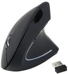 Equip 245110 Ergonomische Schnurlosmaus/Wireless/Links und Rechtsh&auml;nder/schwarz
