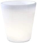 Konstsmide Assisi | LED Blumenpflanzentopf | Beleuchtet | Weiss | 7454-000