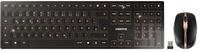 CHERRY DW 9100 Slim, Kabelloses Tastatur- und Maus-Set, Deutsches Layout (QWERTZ),