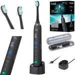 Teesa Sonic Black Schallzahnb&uuml;rste TSA8015, 5 Putzprogramme schwarz