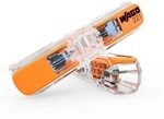 WAGO 2-Leiter Durchgangs-Verbinder mit Hebel 221-2411 | Nennquerschnitt: 4...