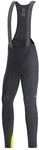 GORE WEAR Herren C3 Thermo Tr&auml;gerhose+, Black/Neon Yellow, XXL EU