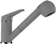 SCHOCK&reg; K&uuml;chenarmatur Cosmo Croma I Graue Hochdruck Armatur mit ausziehbarer