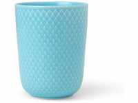 Lyngby Porcelæn Becher 33 cl Rhombe Color Mix & Match Tee und Kaffee, hellblau