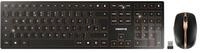 CHERRY DW 9100 Slim, Kabelloses Tastatur- und Maus-Set, UK-Layout (QWERTY), Bluetooth