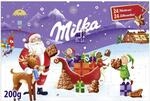 Milka Adventskalender, 24 T&uuml;rchen mit Alpenmilch Schokolade, 200 g | T&auml;glich...