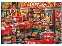 Schmidt Spiele 59915 Coca Cola, Nostalgie Shop, 1000 Teile Puzzle