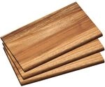 KESPER | Schneidbrett - 3er Pack, Material: Akazienholz, Ma&szlig;e pro Brett: 23 x...