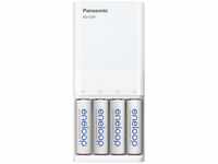 Panasonic eneloop, USB-Schnellladegerät für 1-4 NI-MH Akkus AA/AAA, inklusive...