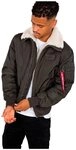 Alpha Industries B15-3 TT Bomberjacke f&uuml;r Herren Black Olive