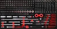 KS Tools 813.0213 1/4'' + 3/8'' Steckschl&uuml;ssel-Satz in Schaumstoffeinlage,...