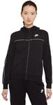 Nike Damen Sw Mlnm Essntl Kapuzenpullover, Black/White, M EU