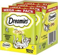 DREAMIES Katzensnacks - 4x180g - mit Thunfisch - Traumhaft knusprige Katzen