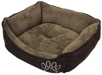 Nobby 60865 Komfortbett eckig Classic "MERO", braun