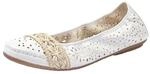 Rieker Damen-Ballerinas 41466-81 weiss / 81 Gr. 37