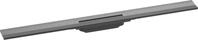 hansgrohe Fertigset Duschrinne RainDrain Flex, Abflussrinne 900mm, Bodenablauf Dusche