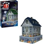 Ravensburger 3D Puzzle 11254 - Gruselhaus bei Nacht - Spukhaus mit LED...