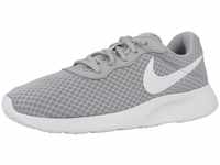 Nike Damen Tanjun Sneakers, Wolf Grey White-Barely Volt-Bl, 40.5 EU