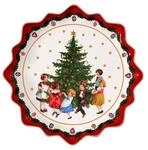 Villeroy & Boch Geb&auml;ckteller, Porzellan, Rot, Klein
