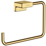 hansgrohe AddStoris - Handtuchring, Handtuchhalter f&uuml;r Wandmontage, verdeckte