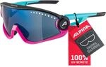 ALPINA 5W1NG - Verspiegelte und Bruchsichere Sport- & Fahrradbrille Mit 100%