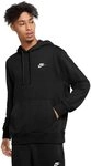 Nike Herren Sportswear Club Sweatshirt Mit Rei&szlig;verschluss, Schwarz/Schwarz/Weiss,