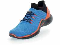 UYN Herren City Running Sneaker, Blue/Orange, 44 EU