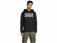 Herren Jack & Jones Corp Logo Sweat Hood Classic Kapuzen Sweatshirt Basic...